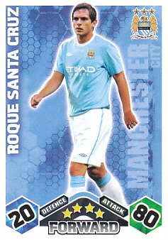 Roque Santa Cruz Manchester City 2009/10 Topps Match Attax #214